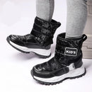 Plush Warm Waterproof Non-Slip Long Shoes For Girls childrensterritory