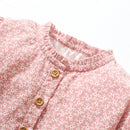 Kids Girls Floral Autumn Spring Casual Frocks childrensterritory