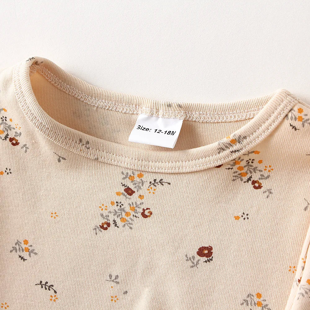 Toddler Girl Boys Long Sleeve Printed Sleepwear Sets childrensterritory