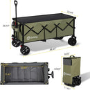 Garden Carts: 48"L Collapsible Folding Extended Wagon childrensterritory