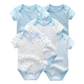 5-pack Baby Boy Summer Rompers