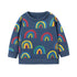 Animals Embroidery Kids Long Sleeve Sweatshirts childrensterritory