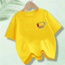 Kids 100% Full Battery Design T-shirts for Summer childrensterritory