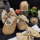 Luxury Keepsake Diamond Baby Bottles and Shoes Headband Set childrensterritory