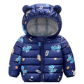 Baby Boys/Girls Cartoon Print Hooded Parka/Jackets