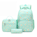 3pcs/Set Waterproof, Stylish Print School Backpacks for Teenage Girls