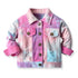 Kids Stylish Tiedye Denim Jackets for Spring Autumn childrensterritory