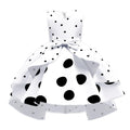 Girls' Sleeveless Flower Striped Design Party Dress childrensterritory