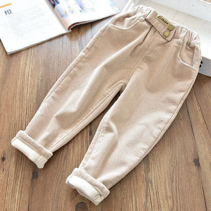 Thick Fleece Padded Trousers for Kids Girls/Boys childrensterritory