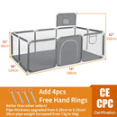 Indoor Ball Pit Baby Playpen with Safety Fence childrensterritory