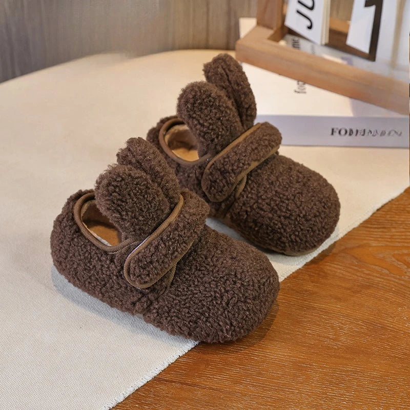 Kids' Solid Colour Soft Warm Casual Shoes