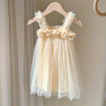 Little Girls 3D Flower Design Tutu Princess Dresses for Summer childrensterritory