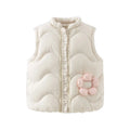 Girls Cotton Down Sleeveless Water Proof Jacket childrensterritory