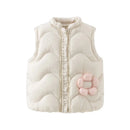 Girls Cotton Down Sleeveless Water Proof Jacket childrensterritory