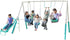 Adjustable Swing Sets Include Swing Seats, Trapeze Bar, and Glider childrensterritory