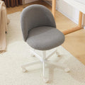 Wheeled, Armless Office Chair with Lumbar Support childrensterritory