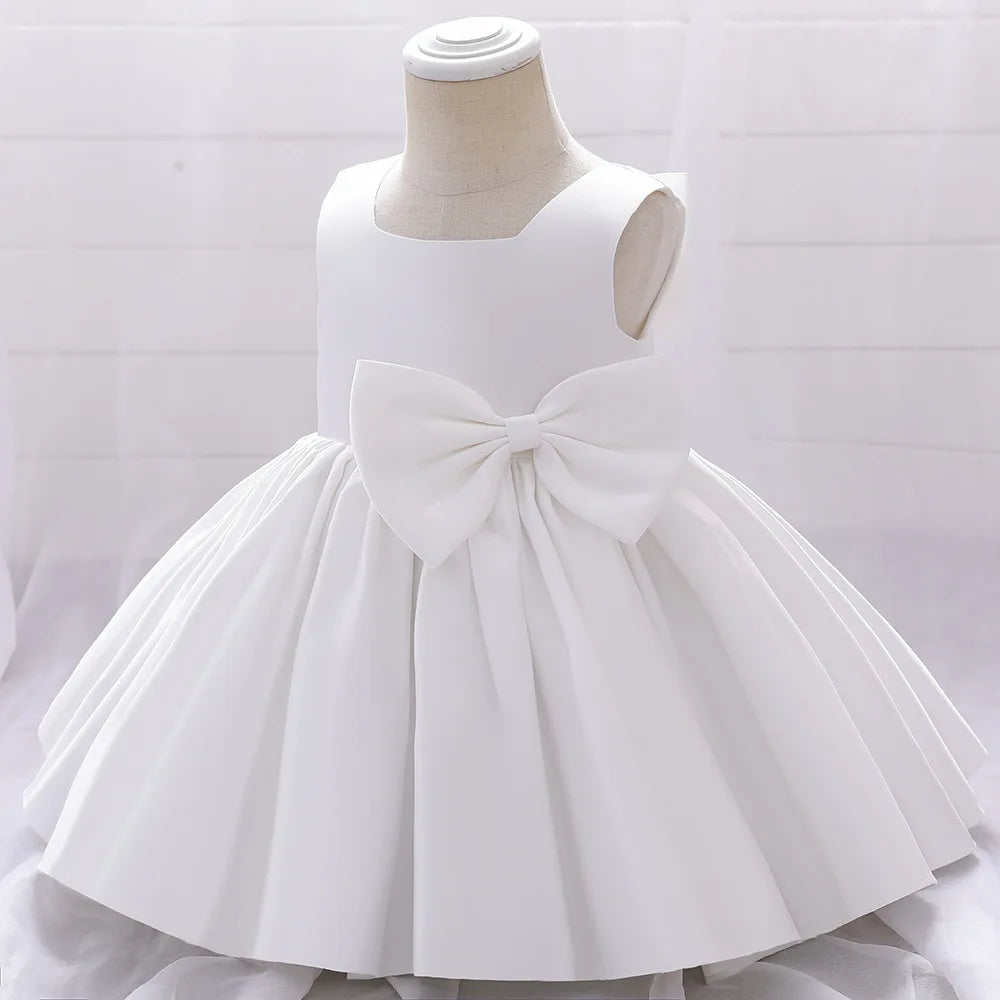 Baby/Kids Girls Bowknot Design Princess Birthday Party Dresses