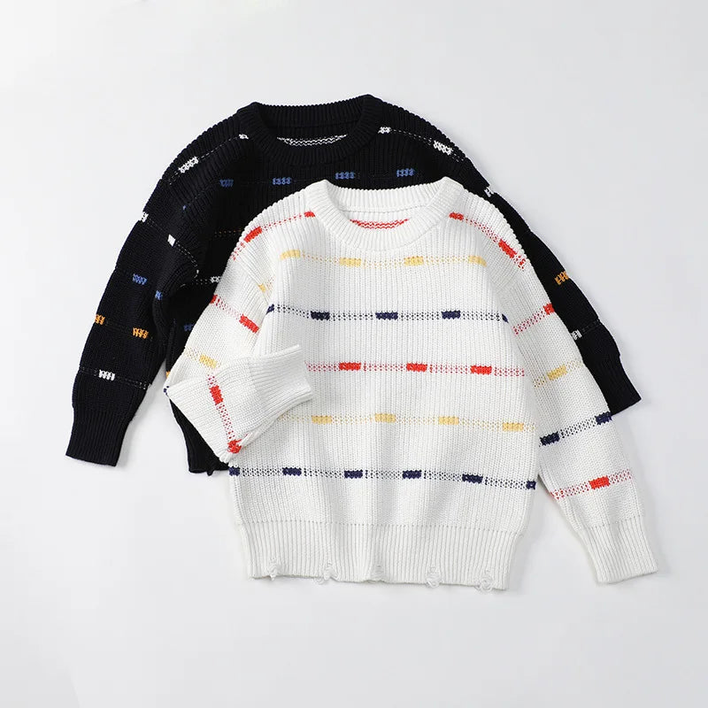 Kids Boys Long Sleeve Knitted Gentleman Cardigans childrensterritory