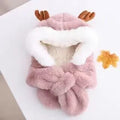 All In One Plush Windproof Deer Warm Hats for Kids childrensterritory