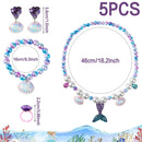 Mermaid-themed Kids Birthday Party Decorations and Tableware Set