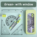 7 Pcs/set Multi-Functional Mathematical Rulers Set childrensterritory