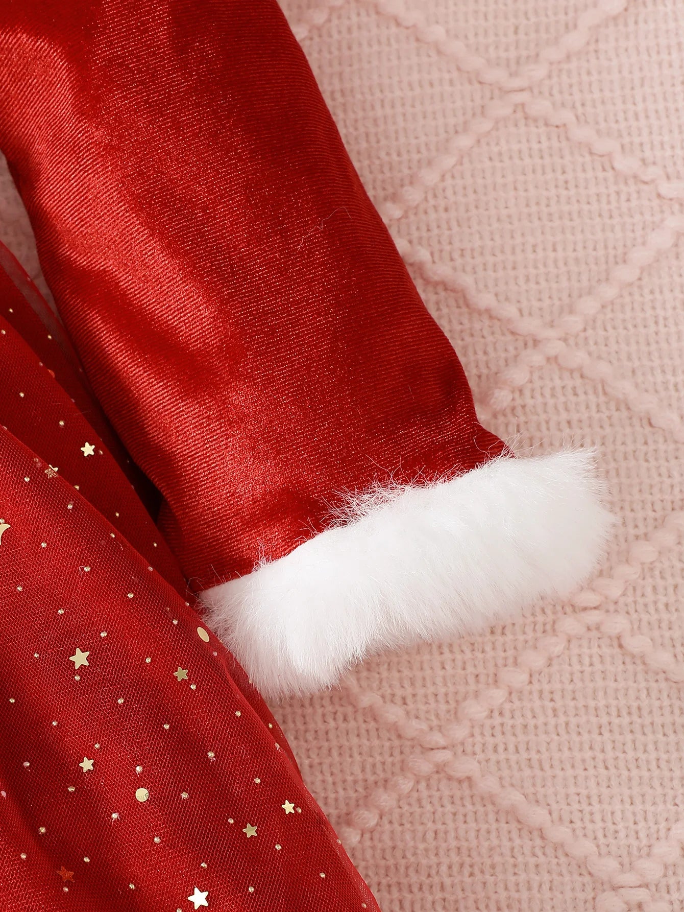 Girls' Long-Sleeved Christmas Party Dresses