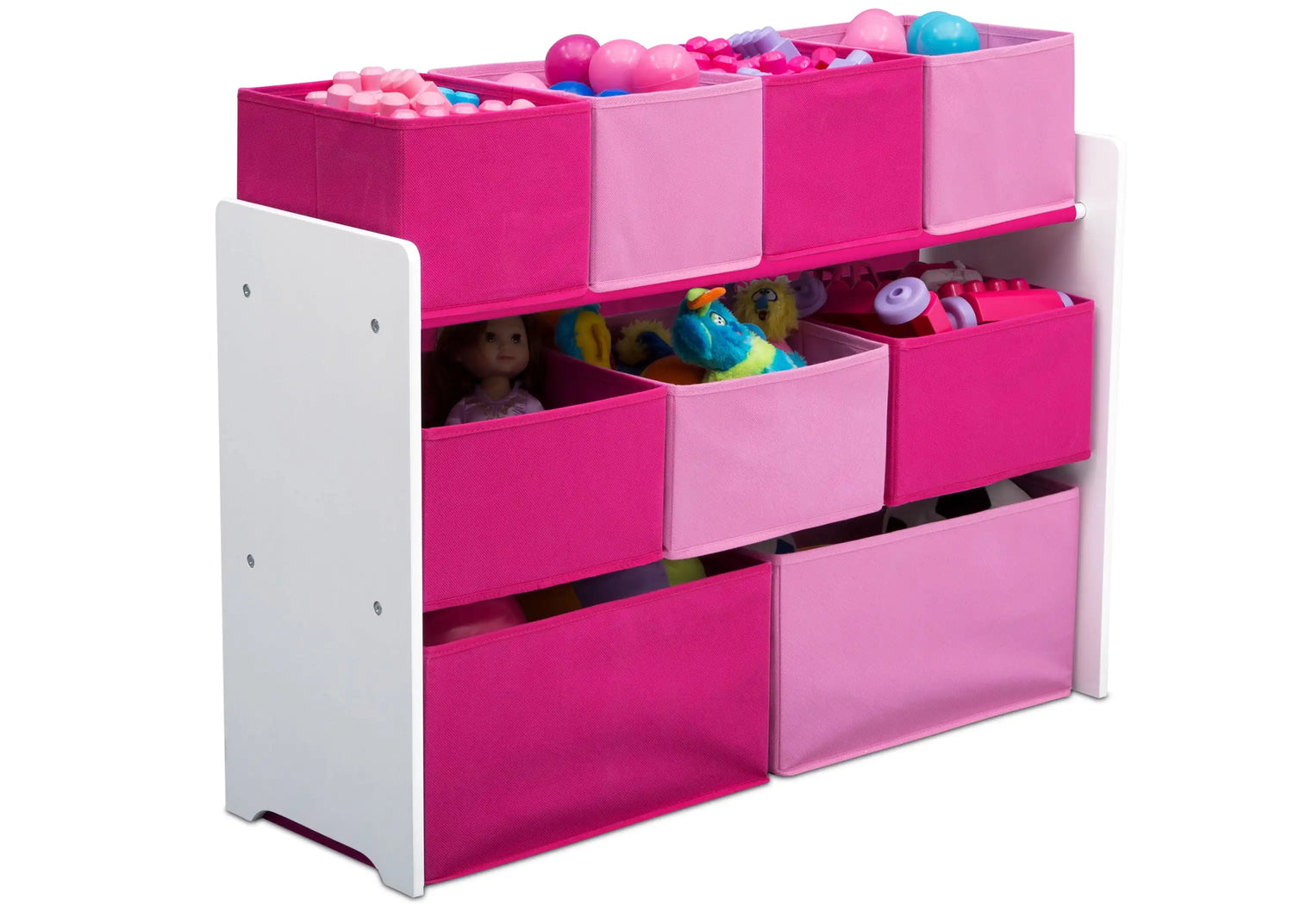 Kids Multi-Bin Toy Organizer with Storage Bins
