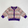 Baby Girl Hollow Out Knitwear Outfit Set