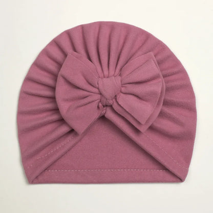 Baby Boys/Girls Bow Knotted Beanie/Photography Props