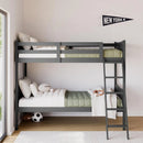 Convertible Twin-over-Twin Bunk Bed for Home childrensterritory