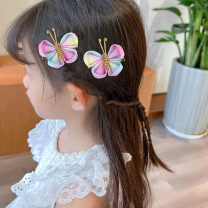 Gradient Butterfly Hair Clip Hair Accessories for Girls