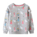 Cartoo Design Kids Girls Sweatshirts for Spring childrensterritory