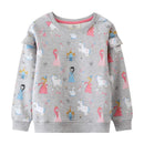 Cartoo Design Kids Girls Sweatshirts for Spring childrensterritory