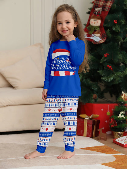 Long Sleeves Christmas Print Family Matching Clothing Set childrensterritory