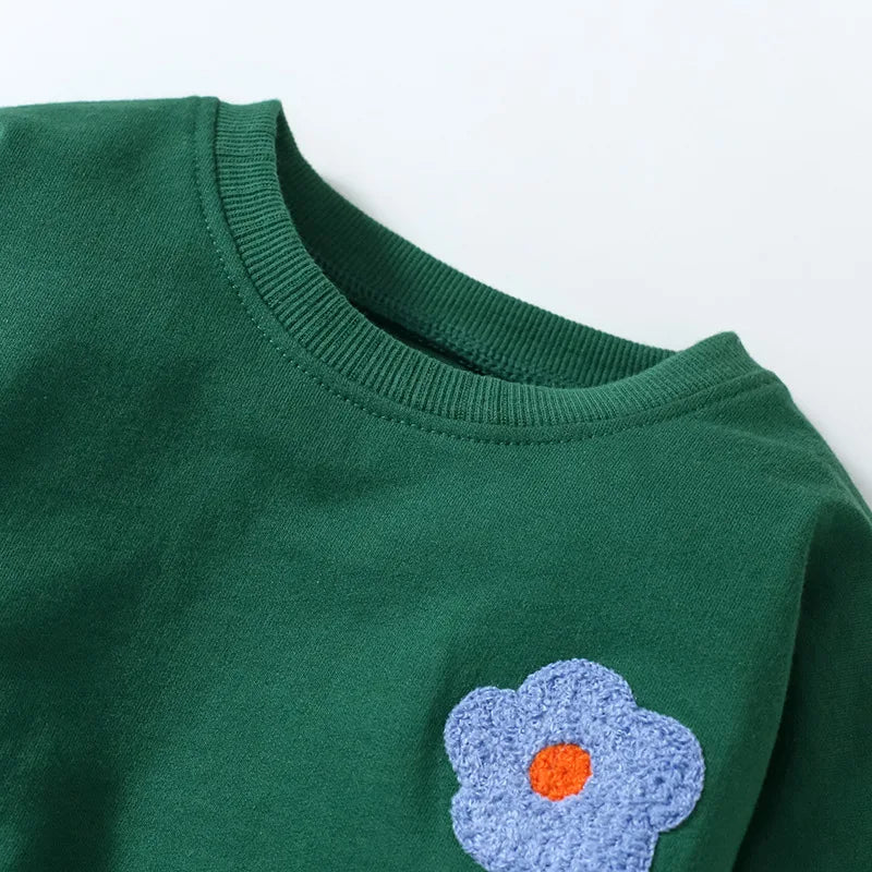 Kids Girl Floral Long Sleeve Top + Pants 2pcs Loungewear childrensterritory