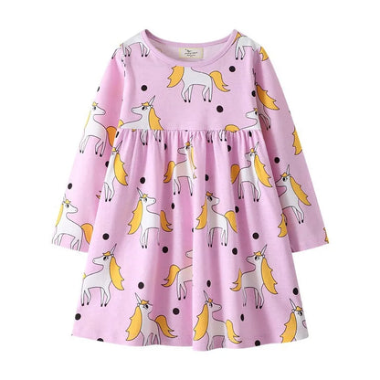 Kids Girls Long Sleeve Princess Embroidery Dresses for Winter childrensterritory