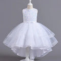Sleeveless Sequins Design Kids Girls Party Trailing Dresses childrensterritory