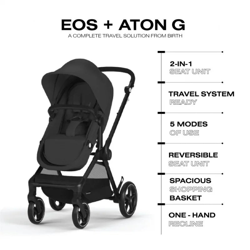 Lightweight 5-in-1 Travel Stroller with Infant Car Seat childrensterritory