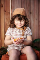 Kids Boys Girls Plaid Matching Summer Clothing Sets childrensterritory