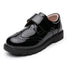 Kids Boys Genuine Leather Flat Classic Black Loafers childrensterritory