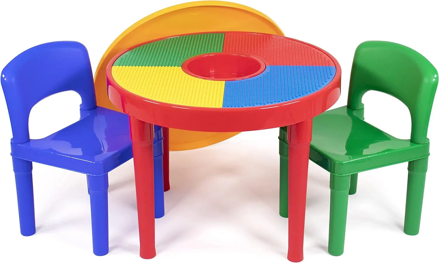 2-in-1 Kids Activity Table and 2 Chairs Set