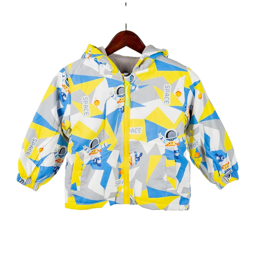 Boys' Long-Sleeved Waterproof Stylish Jacket childrensterritory