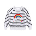 Kids Girls Cartoon Embroidery Long Sleeve Sweatshirts childrensterritory