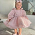 Baby/Kids Girls Pink Shining Pearls Design Ball Gown/Party Dress childrensterritory