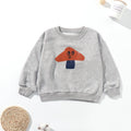 Kids Cartoon Print Long-Sleeved Winter Sweater childrensterritory