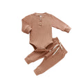 Ribbed Stripe Soft Cotton Romper Pants for Baby childrensterritory