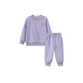 Kids Cartoon Print Long Sleeves Warm Clothing Set childrensterritory