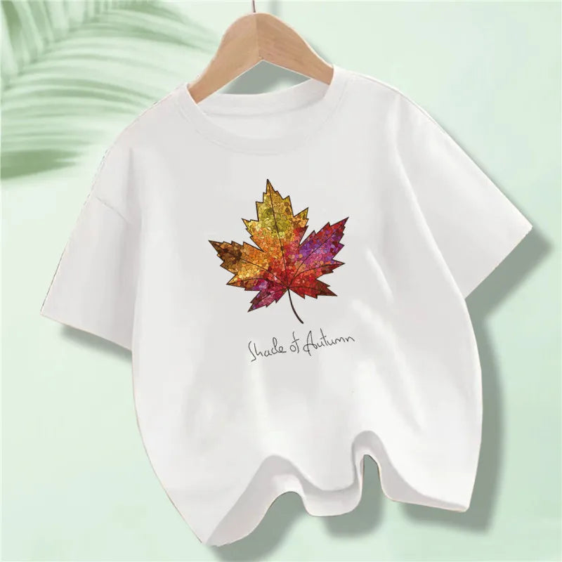 Short Sleeve Graphic Cotton Tees for Kids Boys Girls childrensterritory