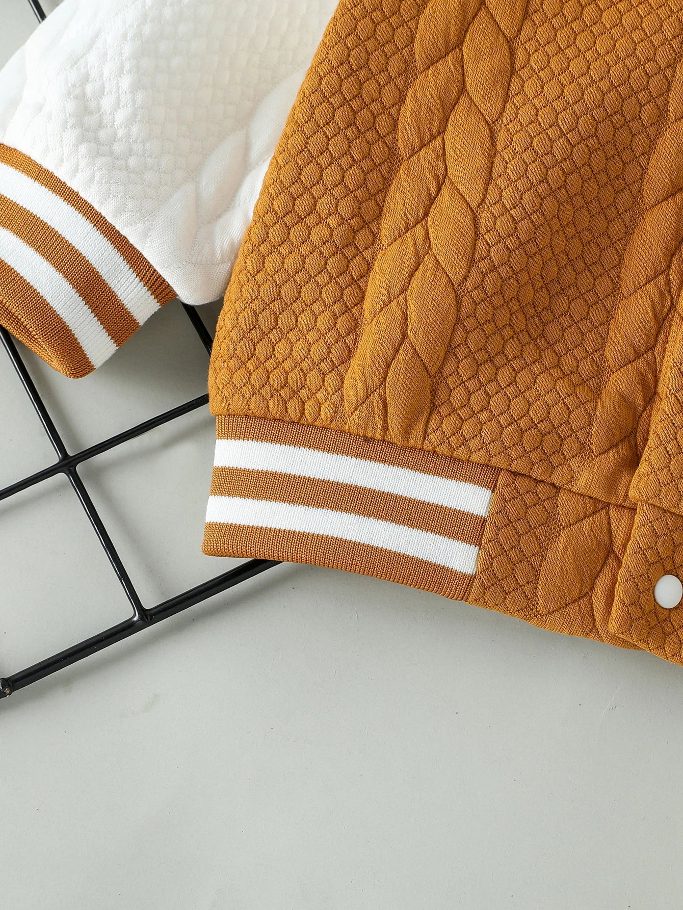 Baby Boys' Long-Sleeved Contrast Color Winter Jackets