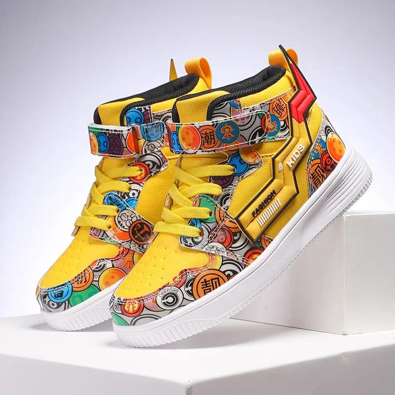 Kids High Quality Breathable Cartoon Sport Shoes